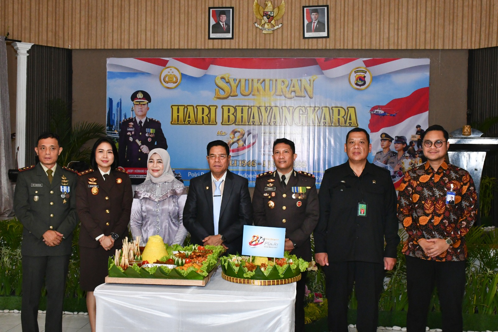 Bupati Lotim Hadiri Peringatan Hari Bhayangkara ke-80, Tegaskan Polri Harus Modern dan Terpercaya