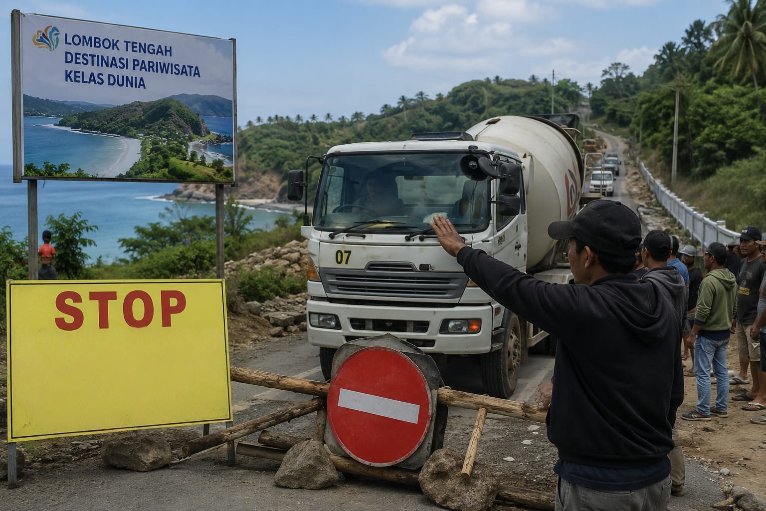 Blokade Jalan Menuju Kawasan Wisata Disorot, DPRD Lombok Tengah: Jangan Rusak Kepercayaan Investor