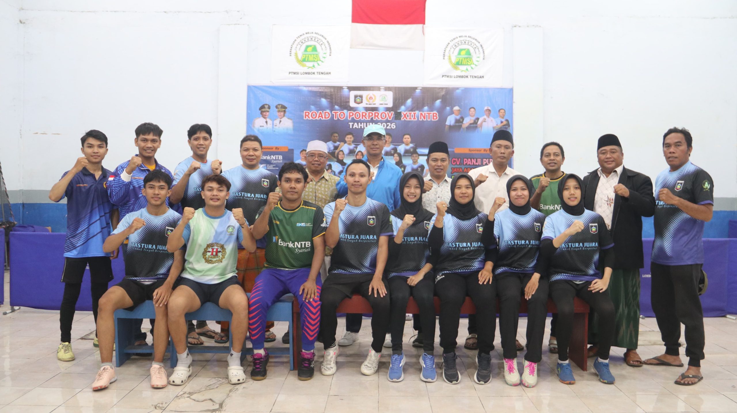 PTMSI Lombok Tengah Bidik Tiga Medali Emas pada Porprov NTB XII
